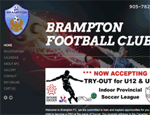 Tablet Screenshot of bramptonfc.com